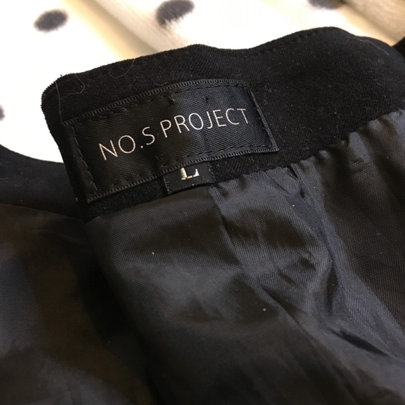 NO.S PROJECT - Black Halter Vest/Waistcoat - Picture 3 of 4